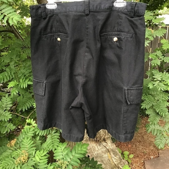 GREG NORMAN BLACK CARGO SHORTS SIZE 36 - Picture 6 of 6